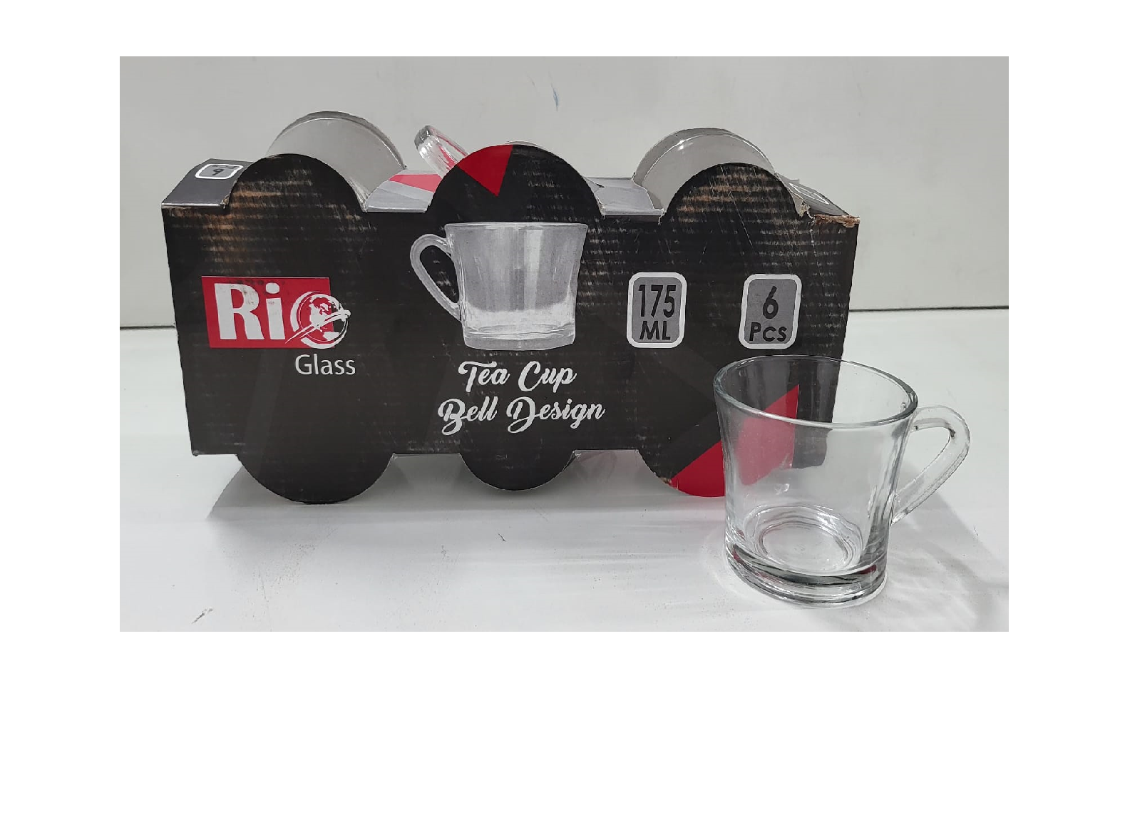 Rio Bell Tea Cup 6PCS 175 ML